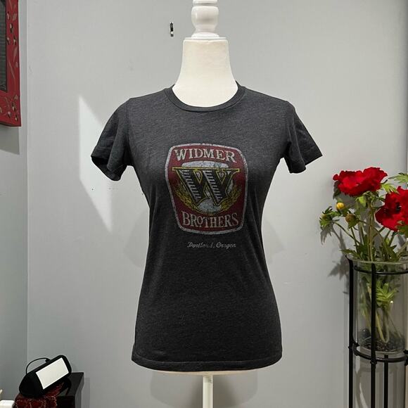 NEW Bella Cotton Widmer Brothers Brewing Portland Oregon Short Sleeve T Shirt S - Picture 12 of 12